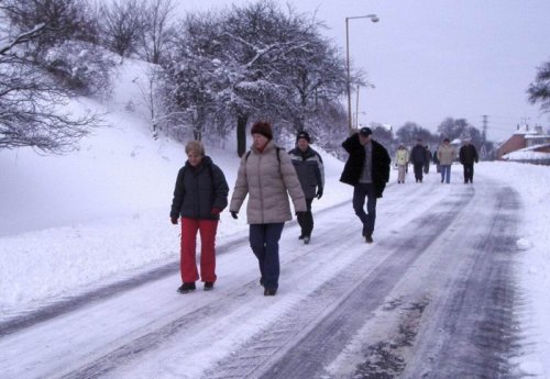 Silvestrovská vycházka do Hradčovic - 31.12.2005